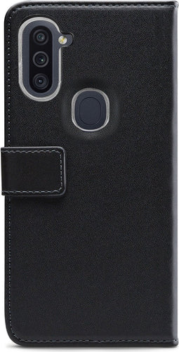 Mobilize Telefoonhoesje geschikt voor Samsung Galaxy M11 Hoesje | Mobilize Classic Gelly Wallet Bookcase Portemonnee | Pasjeshouder voor 2 Pasjes | Telefoonhoesje voor Pinpas / OV Kaart / Rijbewijs - Zwart