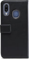 Mobilize Telefoonhoesje geschikt voor Samsung Galaxy M20 Hoesje | Mobilize Classic Gelly Wallet Bookcase Portemonnee | Pasjeshouder voor 2 Pasjes | Telefoonhoesje voor Pinpas / OV Kaart / Rijbewijs - Zwart