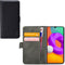 Mobilize Telefoonhoesje geschikt voor Samsung Galaxy M22 Hoesje | Mobilize Classic Gelly Wallet Bookcase Portemonnee | Pasjeshouder voor 2 Pasjes | Telefoonhoesje voor Pinpas / OV Kaart / Rijbewijs - Zwart