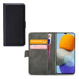 Mobilize Telefoonhoesje geschikt voor Samsung Galaxy M23 Hoesje | Mobilize Classic Gelly Wallet Bookcase Portemonnee | Pasjeshouder voor 2 Pasjes | Telefoonhoesje voor Pinpas / OV Kaart / Rijbewijs - Zwart
