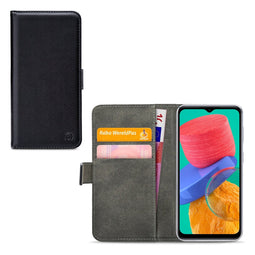 Mobilize Telefoonhoesje geschikt voor Samsung Galaxy M33 Hoesje | Mobilize Classic Gelly Wallet Bookcase Portemonnee | Pasjeshouder voor 2 Pasjes | Telefoonhoesje voor Pinpas / OV Kaart / Rijbewijs - Zwart
