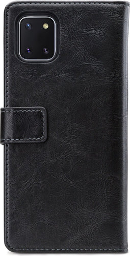 Mobilize Telefoonhoesje geschikt voor Samsung Galaxy Note 10 Lite Hoesje | Mobilize Elite Gelly Bookcase | Pasjeshouder voor 3 Pasjes | Telefoonhoesje voor Pinpas / OV Kaart / Rijbewijs - Zwart
