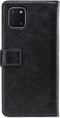 Mobilize Telefoonhoesje geschikt voor Samsung Galaxy Note 10 Lite Hoesje | Mobilize Elite Gelly Bookcase | Pasjeshouder voor 3 Pasjes | Telefoonhoesje voor Pinpas / OV Kaart / Rijbewijs - Zwart
