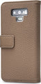 Mobilize Telefoonhoesje geschikt voor Samsung Galaxy Note 9 Hoesje | Mobilize Elite Gelly Bookcase Portemonnee | Pasjeshouder voor 3 Pasjes | Telefoonhoesje voor Pinpas / OV Kaart / Rijbewijs - Taupe
