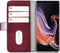 Mobilize Telefoonhoesje geschikt voor Samsung Galaxy Note 9 Hoesje | Mobilize Elite Gelly Bookcase Portemonnee | Pasjeshouder voor 3 Pasjes | Telefoonhoesje voor Pinpas / OV Kaart / Rijbewijs - Bordeaux Rood