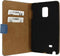 Mobilize Telefoonhoesje geschikt voor Samsung Galaxy Note Edge Hoesje | Mobilize Slim Wallet Bookcase Portemonnee | Pasjeshouder voor 2 Pasjes | Telefoonhoesje voor Pinpas / OV Kaart / Rijbewijs - Blauw