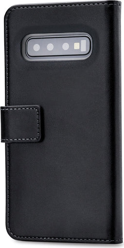 Mobilize Telefoonhoesje geschikt voor Samsung Galaxy S10 Hoesje | Mobilize Classic Gelly Wallet Bookcase Portemonnee | Pasjeshouder voor 2 Pasjes | Telefoonhoesje voor Pinpas / OV Kaart / Rijbewijs - Zwart