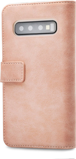 Mobilize Telefoonhoesje geschikt voor Samsung Galaxy S10 Plus Hoesje | Mobilize Elite Gelly Bookcase | Pasjeshouder voor 3 Pasjes | Telefoonhoesje voor Pinpas / OV Kaart / Rijbewijs - Soft Pink | Roze