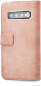 Mobilize Telefoonhoesje geschikt voor Samsung Galaxy S10 Plus Hoesje | Mobilize Elite Gelly Bookcase | Pasjeshouder voor 3 Pasjes | Telefoonhoesje voor Pinpas / OV Kaart / Rijbewijs - Soft Pink | Roze