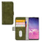 Mobilize Telefoonhoesje geschikt voor Samsung Galaxy S10 Plus Hoesje | Mobilize Elite Gelly Bookcase | Pasjeshouder voor 3 Pasjes | Telefoonhoesje voor Pinpas / OV Kaart / Rijbewijs - Groen