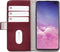 Mobilize Telefoonhoesje geschikt voor Samsung Galaxy S10 Plus Hoesje | Mobilize Elite Gelly Bookcase | Pasjeshouder voor 3 Pasjes | Telefoonhoesje voor Pinpas / OV Kaart / Rijbewijs - Bordeaux Rood