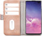 Mobilize Telefoonhoesje geschikt voor Samsung Galaxy S10 Plus Hoesje | Mobilize Elite Gelly Bookcase | Pasjeshouder voor 3 Pasjes | Telefoonhoesje voor Pinpas / OV Kaart / Rijbewijs - Soft Pink | Roze