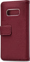 Mobilize Telefoonhoesje geschikt voor Samsung Galaxy S10e Hoesje | Mobilize Elite Gelly Bookcase | Pasjeshouder voor 3 Pasjes | Telefoonhoesje voor Pinpas / OV Kaart / Rijbewijs - Bordeaux Rood