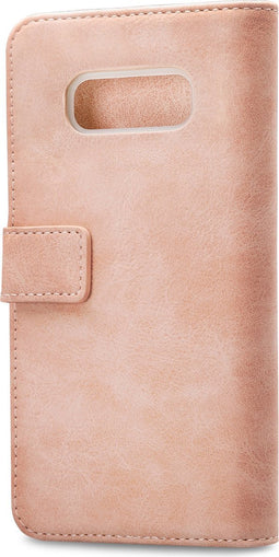 Mobilize Telefoonhoesje geschikt voor Samsung Galaxy S10e Hoesje | Mobilize Elite Gelly Bookcase | Pasjeshouder voor 3 Pasjes | Telefoonhoesje voor Pinpas / OV Kaart / Rijbewijs - Soft Pink | Roze