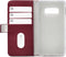 Mobilize Telefoonhoesje geschikt voor Samsung Galaxy S10e Hoesje | Mobilize Elite Gelly Bookcase | Pasjeshouder voor 3 Pasjes | Telefoonhoesje voor Pinpas / OV Kaart / Rijbewijs - Bordeaux Rood