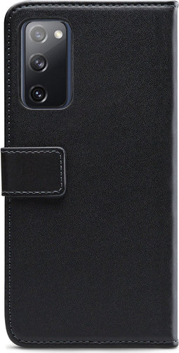 Mobilize Telefoonhoesje geschikt voor Samsung Galaxy S20 FE Hoesje | Mobilize Classic Gelly Wallet Bookcase Portemonnee | Pasjeshouder voor 2 Pasjes | Telefoonhoesje voor Pinpas / OV Kaart / Rijbewijs - Zwart