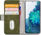 Mobilize Telefoonhoesje geschikt voor Samsung Galaxy S20 FE Hoesje | Mobilize Elite Gelly Bookcase Portemonnee | Pasjeshouder voor 3 Pasjes | Telefoonhoesje voor Pinpas / OV Kaart / Rijbewijs - Groen
