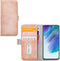 Mobilize Telefoonhoesje geschikt voor Samsung Galaxy S21 FE Hoesje | Mobilize Elite Gelly Bookcase Portemonnee | Pasjeshouder voor 3 Pasjes | Telefoonhoesje voor Pinpas / OV Kaart / Rijbewijs - Soft Pink | Roze