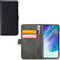 Mobilize Telefoonhoesje geschikt voor Samsung Galaxy S21 FE Hoesje | Mobilize Classic Gelly Wallet Bookcase Portemonnee | Pasjeshouder voor 2 Pasjes | Telefoonhoesje voor Pinpas / OV Kaart / Rijbewijs - Zwart