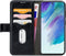 Mobilize Telefoonhoesje geschikt voor Samsung Galaxy S21 FE Hoesje | Mobilize Gelly Wallet Uitneembare 2in1 Bookcase Portemonnee | Pasjeshouder voor 3 Pasjes | Telefoonhoesje voor Pinpas / OV Kaart / Rijbewijs - Zwart