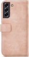 Mobilize Telefoonhoesje geschikt voor Samsung Galaxy S21 FE Hoesje | Mobilize Elite Gelly Bookcase Portemonnee | Pasjeshouder voor 3 Pasjes | Telefoonhoesje voor Pinpas / OV Kaart / Rijbewijs - Soft Pink | Roze