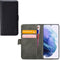Mobilize Telefoonhoesje geschikt voor Samsung Galaxy S21 Hoesje | Mobilize Classic Gelly Wallet Bookcase Portemonnee | Pasjeshouder voor 2 Pasjes | Telefoonhoesje voor Pinpas / OV Kaart / Rijbewijs - Zwart