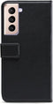 Mobilize Telefoonhoesje geschikt voor Samsung Galaxy S21 Hoesje | Mobilize Classic Gelly Wallet Bookcase Portemonnee | Pasjeshouder voor 2 Pasjes | Telefoonhoesje voor Pinpas / OV Kaart / Rijbewijs - Zwart