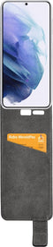 Mobilize Telefoonhoesje geschikt voor Samsung Galaxy S21 Hoesje | Mobilize Classic Gelly Flipcase | Pasjeshouder voor 1 Pasje | Telefoonhoesje voor Pinpas / OV Kaart / Rijbewijs - Zwart