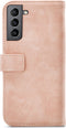 Mobilize Telefoonhoesje geschikt voor Samsung Galaxy S21 Plus Hoesje | Mobilize Elite Gelly Bookcase Portemonnee | Pasjeshouder voor 3 Pasjes | Telefoonhoesje voor Pinpas / OV Kaart / Rijbewijs - Soft Pink | Roze