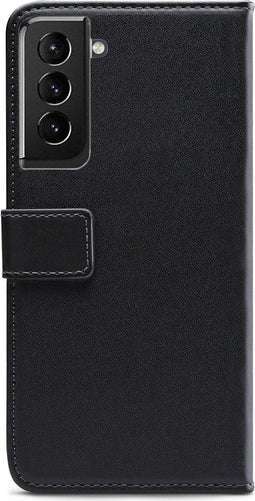 Mobilize Telefoonhoesje geschikt voor Samsung Galaxy S21 Plus Hoesje | Mobilize Classic Gelly Wallet Bookcase Portemonnee | Pasjeshouder voor 2 Pasjes | Telefoonhoesje voor Pinpas / OV Kaart / Rijbewijs - Zwart