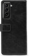 Mobilize Telefoonhoesje geschikt voor Samsung Galaxy S21 Plus Hoesje | Mobilize Elite Gelly Bookcase | Pasjeshouder voor 3 Pasjes | Telefoonhoesje voor Pinpas / OV Kaart / Rijbewijs - Zwart