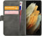 Mobilize Telefoonhoesje geschikt voor Samsung Galaxy S21 Ultra Hoesje | Mobilize Classic Gelly Wallet Bookcase Portemonnee | Pasjeshouder voor 2 Pasjes | Telefoonhoesje voor Pinpas / OV Kaart / Rijbewijs - Zwart