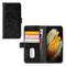 Mobilize Telefoonhoesje geschikt voor Samsung Galaxy S21 Ultra Hoesje | Mobilize Elite Gelly Bookcase Portemonnee | Pasjeshouder voor 3 Pasjes | Telefoonhoesje voor Pinpas / OV Kaart / Rijbewijs - Zwart