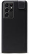 Mobilize Telefoonhoesje geschikt voor Samsung Galaxy S21 Ultra Hoesje | Mobilize Classic Gelly Flipcase | Pasjeshouder voor 1 Pasje | Telefoonhoesje voor Pinpas / OV Kaart / Rijbewijs - Zwart