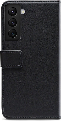 Mobilize Telefoonhoesje geschikt voor Samsung Galaxy S22 Hoesje | Mobilize Classic Gelly Wallet Bookcase Portemonnee | Pasjeshouder voor 2 Pasjes | Telefoonhoesje voor Pinpas / OV Kaart / Rijbewijs - Zwart