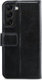 Mobilize Telefoonhoesje geschikt voor Samsung Galaxy S22 Hoesje | Mobilize Gelly Wallet Uitneembare 2in1 Bookcase Portemonnee | Pasjeshouder voor 3 Pasjes | Telefoonhoesje voor Pinpas / OV Kaart / Rijbewijs - Zwart