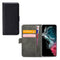Mobilize Telefoonhoesje geschikt voor Samsung Galaxy S22 Ultra Hoesje | Mobilize Classic Gelly Wallet Bookcase Portemonnee | Pasjeshouder voor 2 Pasjes | Telefoonhoesje voor Pinpas / OV Kaart / Rijbewijs - Zwart