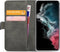 Mobilize Telefoonhoesje geschikt voor Samsung Galaxy S22 Ultra Hoesje | Mobilize Classic Gelly Wallet Bookcase Portemonnee | Pasjeshouder voor 2 Pasjes | Telefoonhoesje voor Pinpas / OV Kaart / Rijbewijs - Zwart