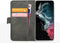 Mobilize Telefoonhoesje geschikt voor Samsung Galaxy S22 Ultra Hoesje | Mobilize Classic Gelly Wallet Bookcase Portemonnee | Pasjeshouder voor 2 Pasjes | Telefoonhoesje voor Pinpas / OV Kaart / Rijbewijs - Zwart
