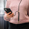 Mobilize Telefoonhoesje geschikt voor Samsung Galaxy S23 FE Flexibel TPU | Mobilize Lanyard Gelly Hoesje met koord - Zwart