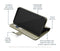 Mobilize Telefoonhoesje geschikt voor Samsung Galaxy S23 FE Hoesje | Mobilize Premium Gelly Wallet Bookcase Portemonnee | Pasjeshouder voor 3 Pasjes | Telefoonhoesje voor Pinpas / OV Kaart / Rijbewijs - Groen