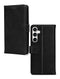 Mobilize Telefoonhoesje geschikt voor Samsung Galaxy S23 FE Hoesje Echt Leer | Mobilize Wallet Bookcase Portemonnee | Pasjeshouder voor 3 Pasjes | Telefoonhoesje voor Pinpas / OV Kaart / Rijbewijs - Zwart