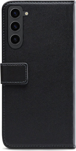 Mobilize Telefoonhoesje geschikt voor Samsung Galaxy S23 Hoesje | Mobilize Classic Gelly Wallet Bookcase Portemonnee | Pasjeshouder voor 2 Pasjes | Telefoonhoesje voor Pinpas / OV Kaart / Rijbewijs - Zwart