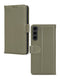 Mobilize Telefoonhoesje geschikt voor Samsung Galaxy S23 Hoesje | Mobilize Premium Gelly Wallet Bookcase Portemonnee | Pasjeshouder voor 3 Pasjes | Telefoonhoesje voor Pinpas / OV Kaart / Rijbewijs - Groen