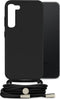 Mobilize Telefoonhoesje geschikt voor Samsung Galaxy S23 Plus Flexibel TPU | Mobilize Lanyard Gelly Hoesje met koord - Zwart