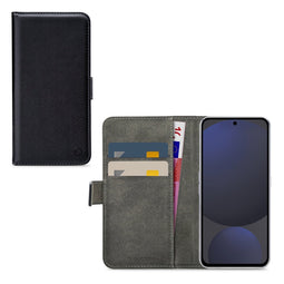 Mobilize Telefoonhoesje geschikt voor Samsung Galaxy S24 FE Hoesje | Mobilize Classic Gelly Wallet Bookcase Portemonnee | Pasjeshouder voor 2 Pasjes | Telefoonhoesje voor Pinpas / OV Kaart / Rijbewijs - Zwart