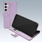 Mobilize Telefoonhoesje geschikt voor Samsung Galaxy S24 FE Hoesje | Mobilize Premium Gelly Bookcase Portemonnee | Pasjeshouder voor 3 Pasjes | Telefoonhoesje voor Pinpas / OV Kaart / Rijbewijs - Paars