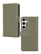 Mobilize Telefoonhoesje geschikt voor Samsung Galaxy S24 FE Hoesje | Mobilize Premium Gelly Bookcase Portemonnee | Pasjeshouder voor 3 Pasjes | Telefoonhoesje voor Pinpas / OV Kaart / Rijbewijs - Groen