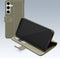 Mobilize Telefoonhoesje geschikt voor Samsung Galaxy S24 FE Hoesje | Mobilize Premium Gelly Bookcase Portemonnee | Pasjeshouder voor 3 Pasjes | Telefoonhoesje voor Pinpas / OV Kaart / Rijbewijs - Groen