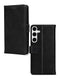 Mobilize Telefoonhoesje geschikt voor Samsung Galaxy S24 Hoesje Echt Leer | Mobilize Wallet Bookcase Portemonnee | Pasjeshouder voor 3 Pasjes | Telefoonhoesje voor Pinpas / OV Kaart / Rijbewijs - Zwart
